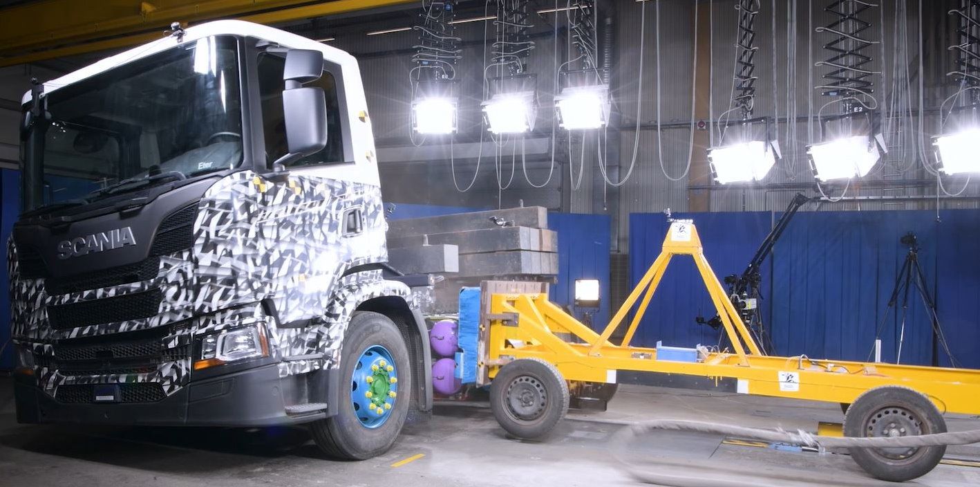 Scania Realiza Impressionante Crash Test Caminh O A G S Ntc Log Stica