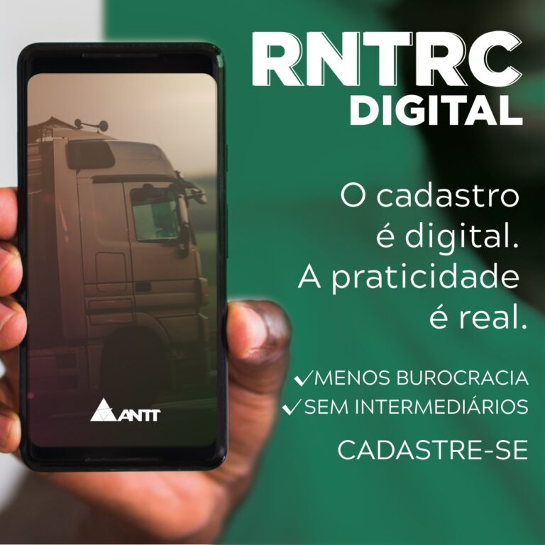 ANTT implementa RNTRC 100% Digital