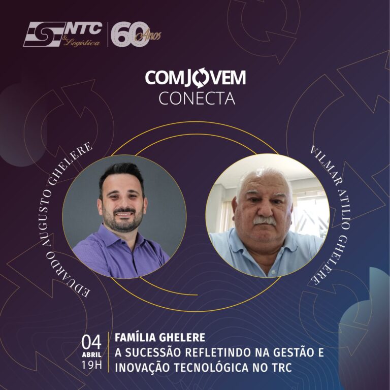 Acontece hoje a primeira edição da COMJOVEM Conecta que recebe executivos da Ghelere Transportes