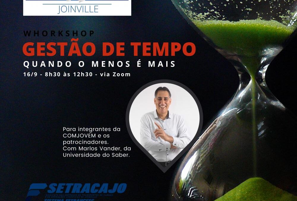 Núcleo da COMJOVEM de Joinville promove Workshop Gestão de Tempo
