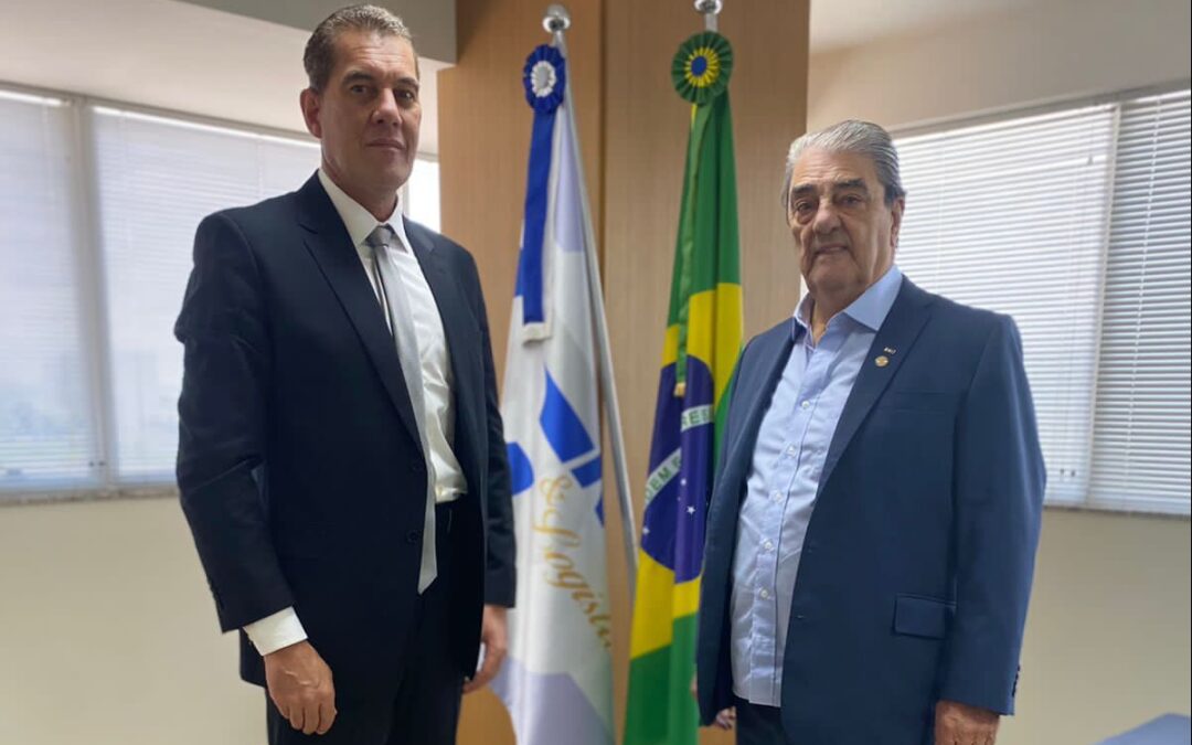 Presidente da NTC&Logística recebe visita do superintendente da PRF em Brasília