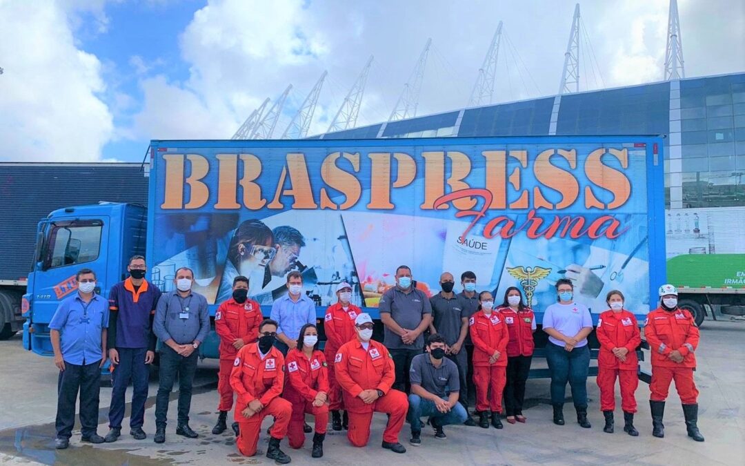 Braspress transporta solidariamente cerca de 74 toneladas de doações para a Bahia