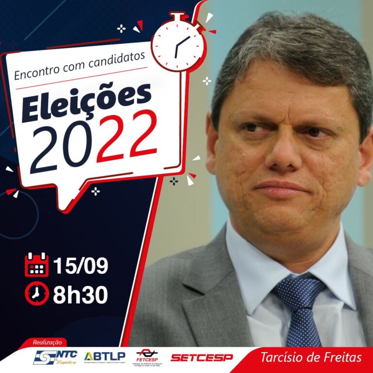 Tarcísio de Freitas é o convidado de hoje do Encontros com Candidatos ao governo de São Paulo