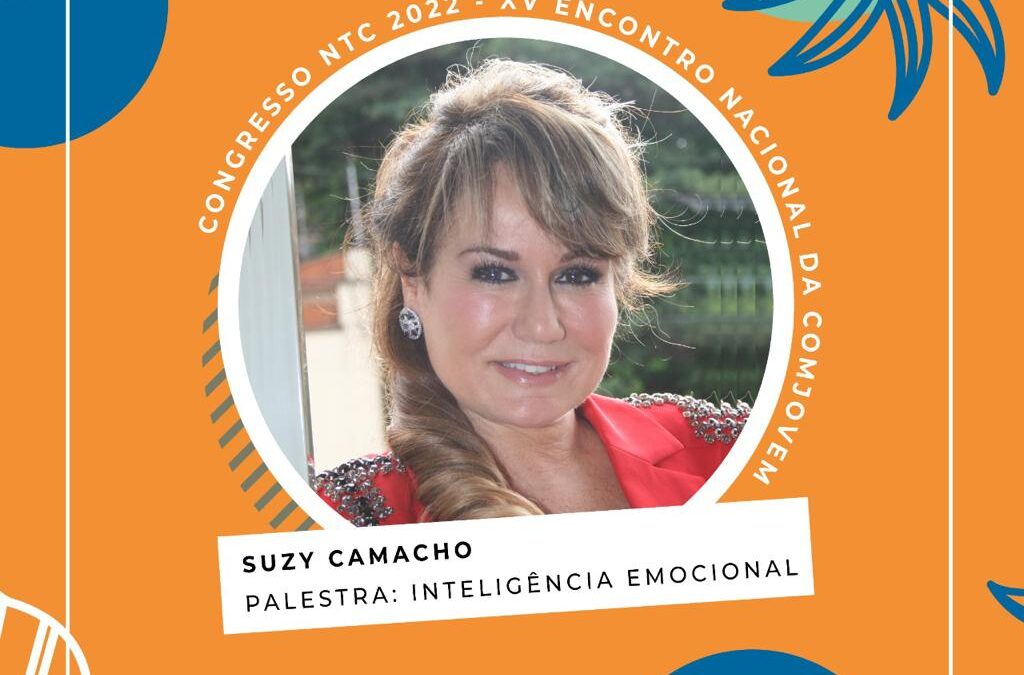 Suzy Camacho é uma das palestrantes confirmadas para o Congresso NTC 2022 – XV Encontro Nacional da COMJOVEM