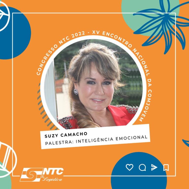 Suzy Camacho é uma das palestrantes confirmadas para o Congresso NTC 2022 – XV Encontro Nacional da COMJOVEM