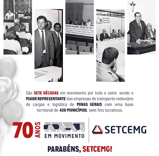 SETCEMG celebra 70 anos de muito trabalho