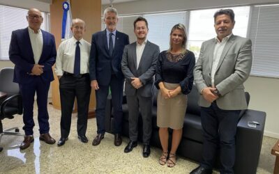 Presidente da NTC&Logística recebe visita do novo diretor de Relações Institucionais da ABCR em Brasília