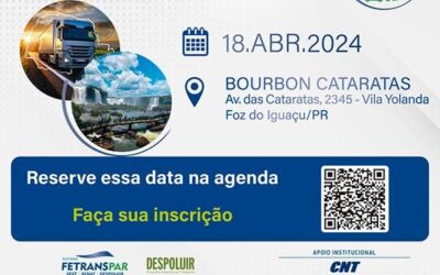 Foz do Iguaçu será palco para discussão do Transporte de Cargas Paranaense