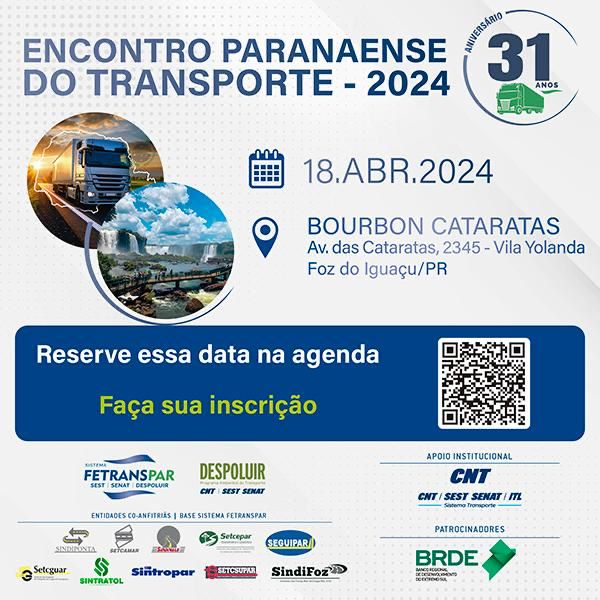 Foz do Iguaçu será palco para discussão do Transporte de Cargas Paranaense
