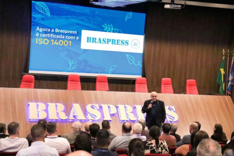 Braspress recebe certificação da ISO 14001