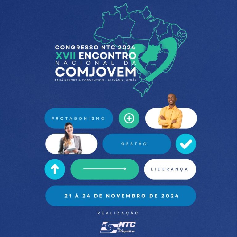 Participe do Congresso NTC 2024 – XVII Encontro Nacional da COMJOVEM