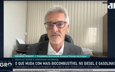 Presidente Eduardo Rebuzzi participa de entrevista na Jovem Pan News e aborda impactos do aumento da mistura de biodiesel no TRC