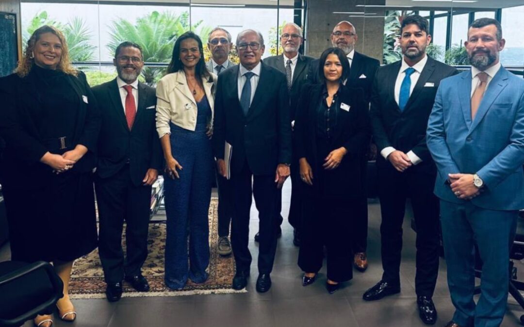 SINDICARGA e demais entidades do Rio de Janeiro apresentam impactos da ADPF 635 ao Ministro Gilmar Mendes, em Brasília