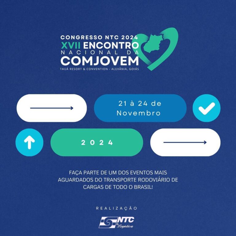 Faça parte do Congresso NTC 2024 – XVII Encontro Nacional da COMJOVEM, em Goiás