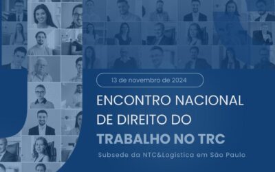 Último dia para participar do Encontro Nacional de Direito do Trabalho no TRC